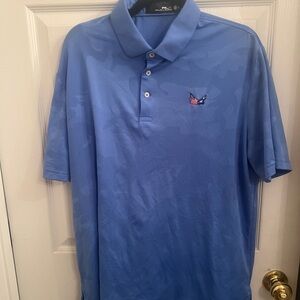 RLX Ralph Lauren Blue Performance Polo Shirt